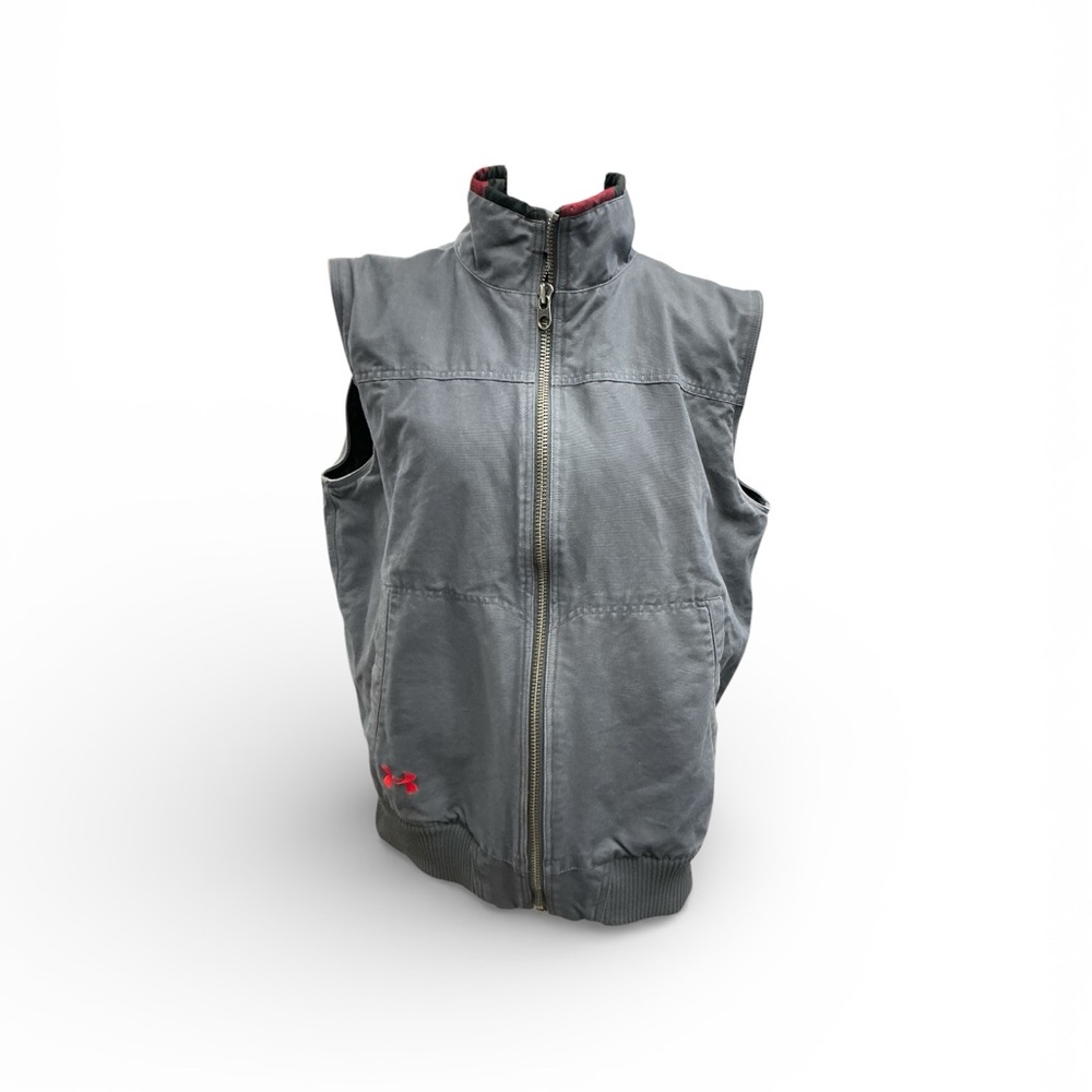 Under Armour Grey Vest with Red Logo
